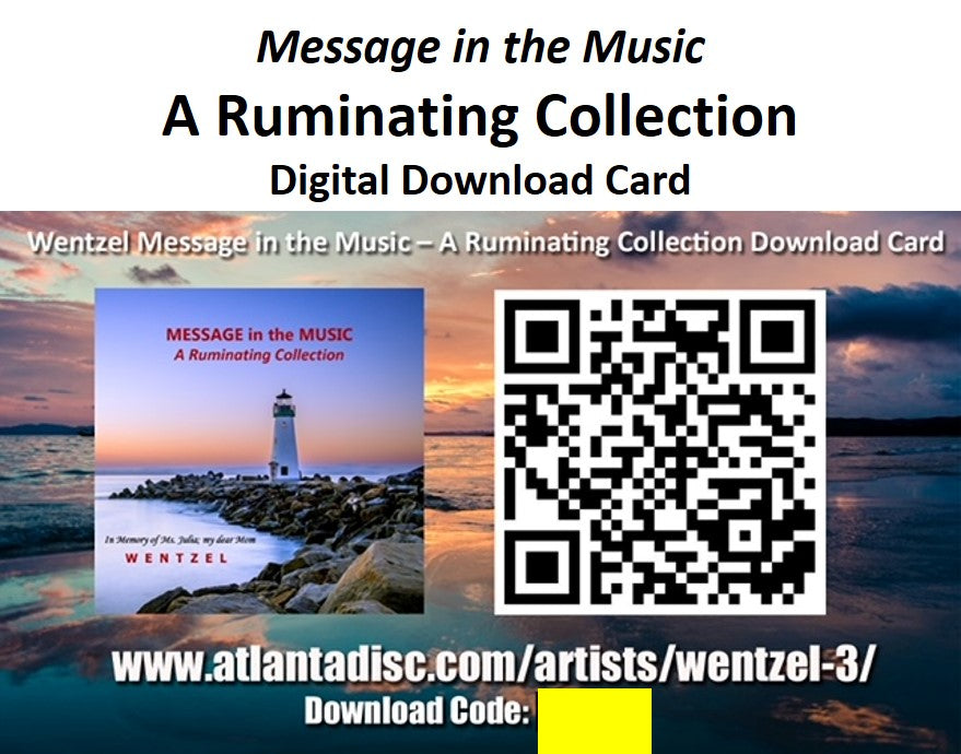 Message in the Music - A Ruminating Collection - Digital Download Card