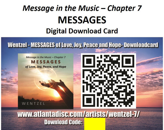 Message in the Music - Chapter 7 - MESSAGES of Love, Joy, Peace, and Hope - Digital Download Card