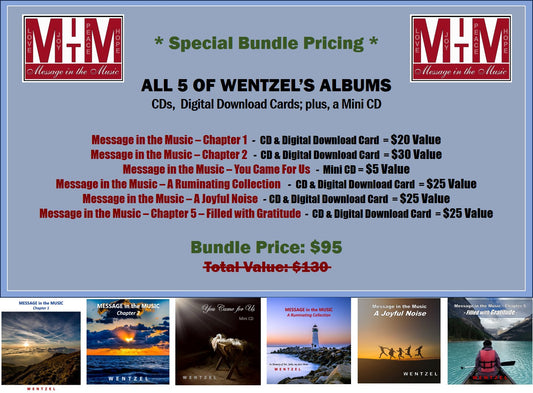 SPECIAL Message in the Music BUNDLE PRICING - Wentzel's Complete Collection